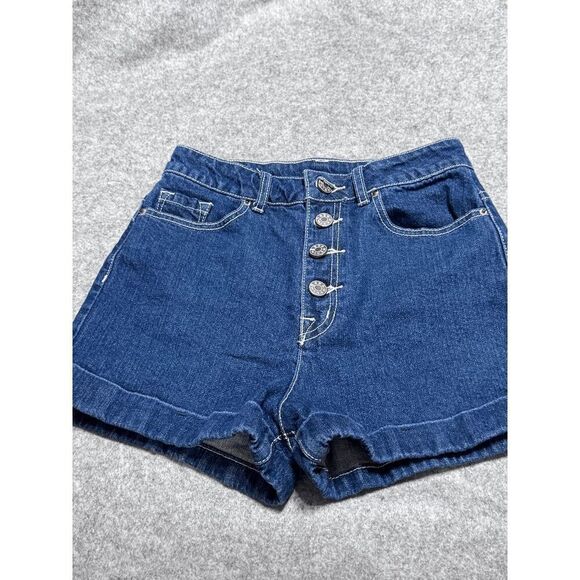 BDG Super High Rise Foxy Jean Denim Shorts Button Fly Womens Size 26w - Picture 1 of 6